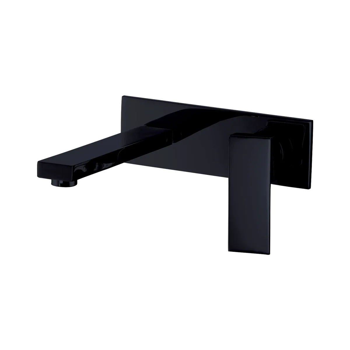 Monomando Lavabo a Muro Lexus Black