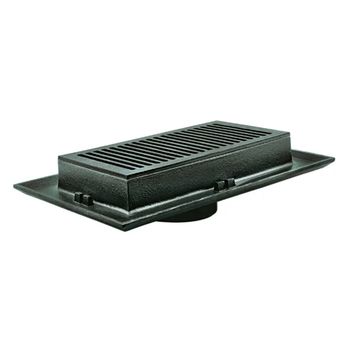 Coladera de Rejilla Rectangular con Campana