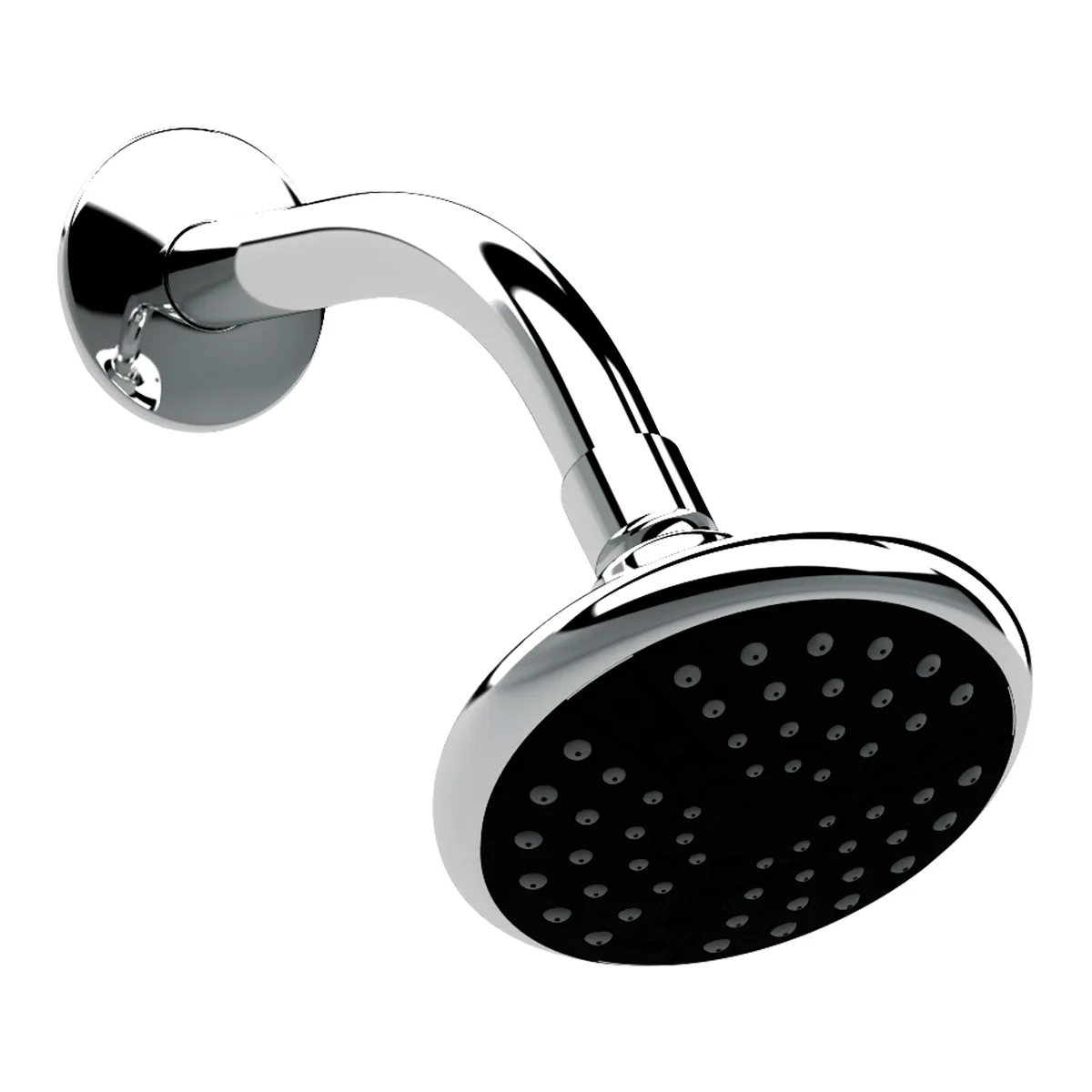 Regadera Brazo y Chapeton Chorro Fijo Anticalcareo 5.7 L Ecolvex REC-01-EVX