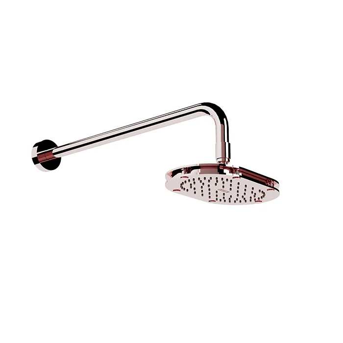 Regadera Chorro Fijo Plato Ancho 5" X 8" Aura