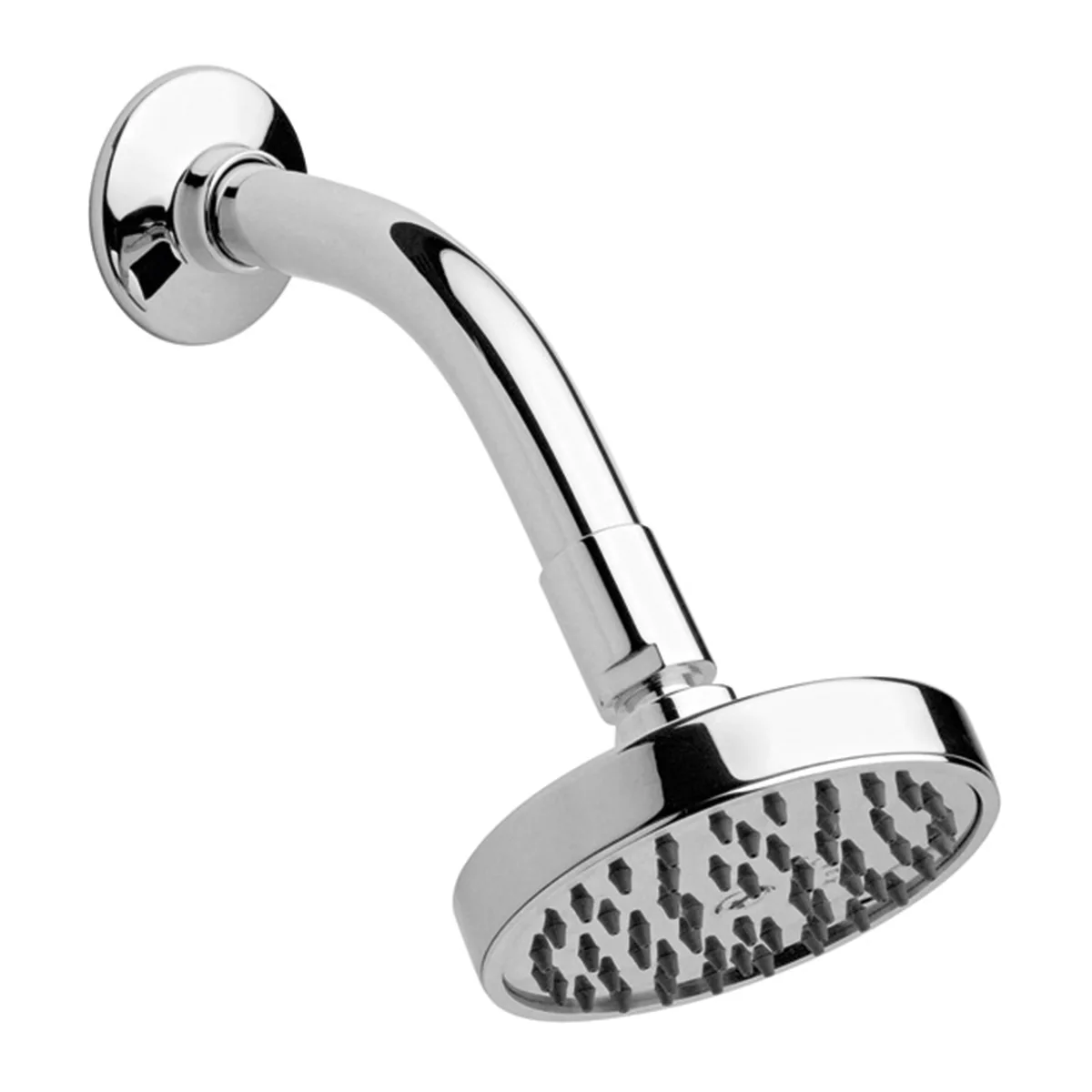 Regadera con Brazo y Chapeton de Chorro Fijo con Sistema Anticalcareo 5.7 L Ecolvex