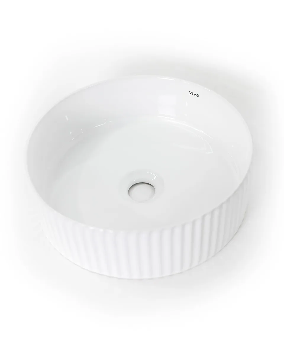 Flutted White