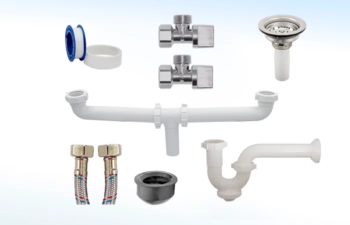 Kit de Instalación para Mezcladora de Fregadero Doble Tina KIT-F5