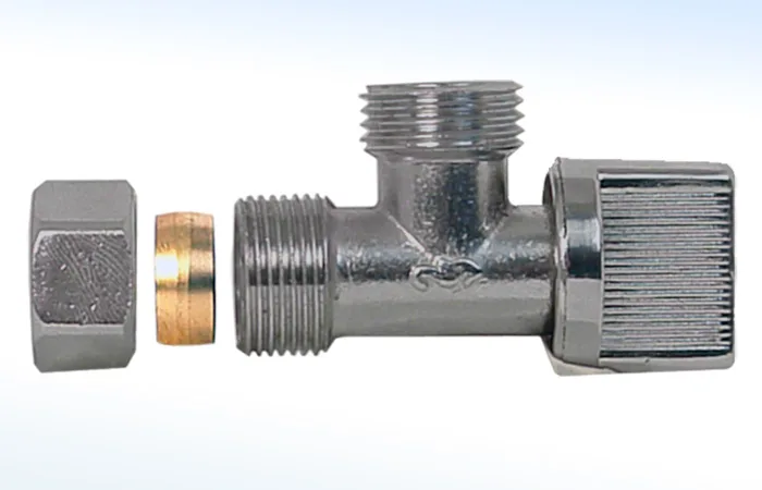 Llave de Control Angular para Tubo de Cobre 25-ICE