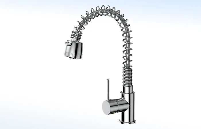Mezcladora Monomando para Fregadero con Grifo Retráctil 08-FMS