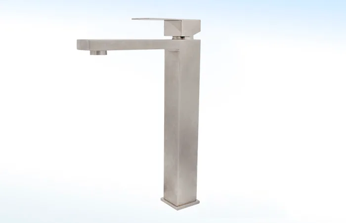 Mezcladora Monomando para Lavabo Acabado: Cepillado 24-MCB