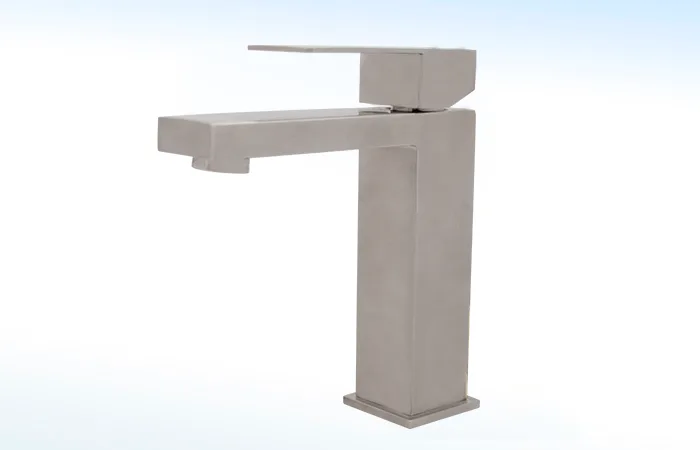 Mezcladora Monomando para Lavabo Acabado: Cepillado 24-MCD