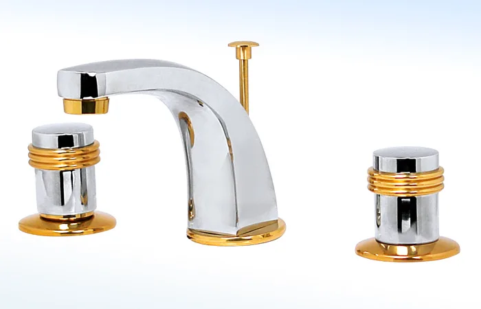 Mezcladora para Lavabo de 8” a 12” con Desagüe Automático 19-A