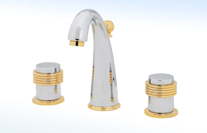 Mezcladora para Lavabo de 8” a 12” con Desagüe Automático 19-LG