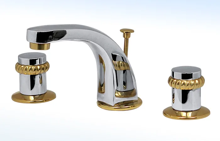 Mezcladora para Lavabo de 8” a 12” con Desagüe Automático 19-R