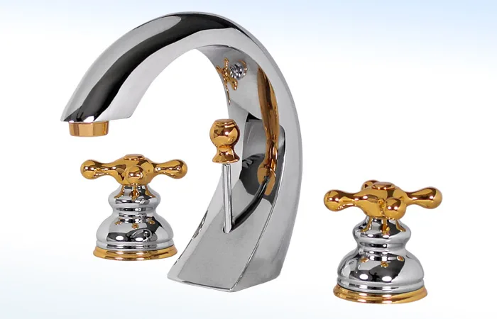 Mezcladora para Lavabo de 8” a 12” con Desagüe Automático 19-VC