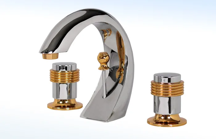 Mezcladora para Lavabo de 8” a 12” con Desagüe Automático 19-VH