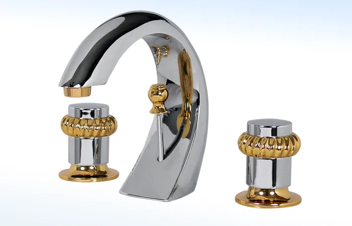 Mezcladora para Lavabo de 8” a 12” con Desagüe Automático 19-VR