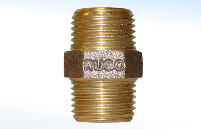 Niple 1/2" X 1/2" en Bronce 97-N