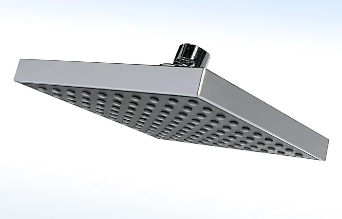 Regadera Cuadrada de 6” X 6” sin Brazo 44-GS