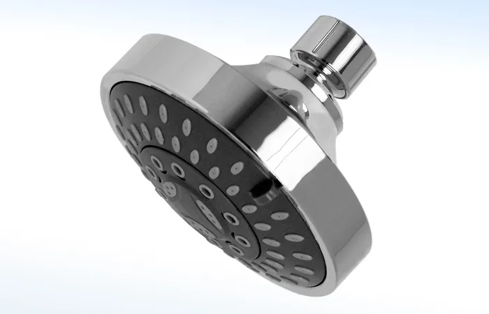Regadera Redonda de 4" Ø con 5 Funciones sin Brazo 44-AC