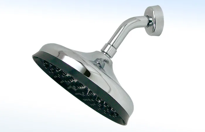 Regadera Redonda de 8”Ø con Brazo y Chapetón 44-PG