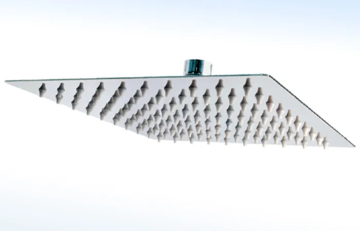 Regadera Ultra Delgada Cuadrada de 10” X 10“ sin Brazo 44-UCC
