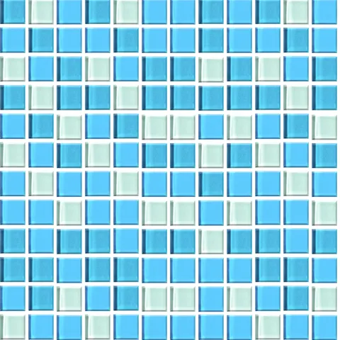 Cristal Brillo Azul Blanco 724