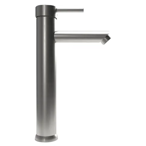 Monomando Lavabo Alto Damasco Inox Inox