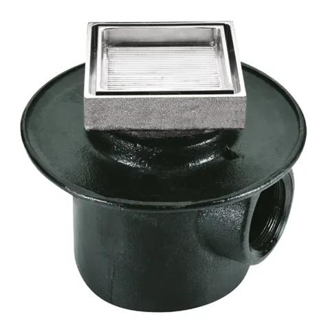 Coladera de Inserto Cerámico Cuadrado de Una Boca