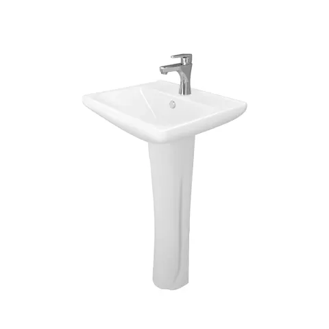 Monomando de Lavabo Deco con Lavabo de Pedestal Talas