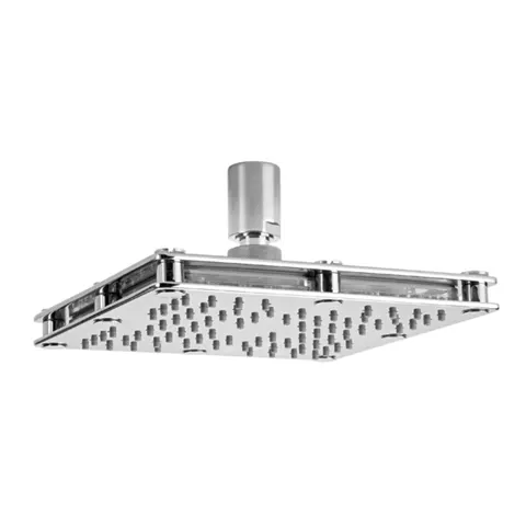 Regadera Cuadrada de Chorro Fijo con Tecnologia Aireavex, Sistema Anticalcareo Plato Ancho de 6" 5.7 L Ecolvex Cromo