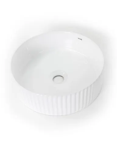 Flutted White