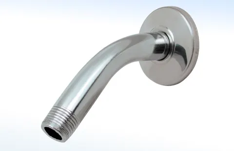 Brazo y Chapetón para Regadera de 15 Cm de Longitud 45 