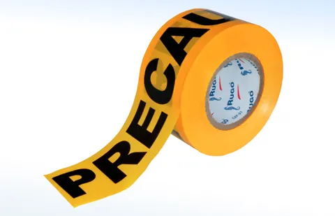 Cinta de Advertencia "precaucion" 0.04mm X 76mm X 300m CAP-01 