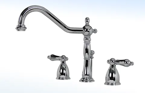 Mezcladora para Lavabo de 8” a 12” con Desagüe Automático 19-AC 