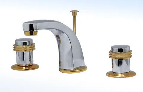 Mezcladora para Lavabo de 8” a 12” con Desagüe Automático 19-H 