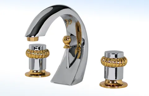 Mezcladora para Lavabo de 8” a 12” con Desagüe Automático 19-VR 