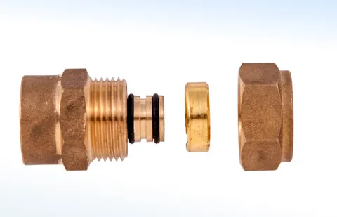 Nudo de Inserción Hembra de Latón para Tubo de Plástico con Alma de Aluminio 81-HPL 
