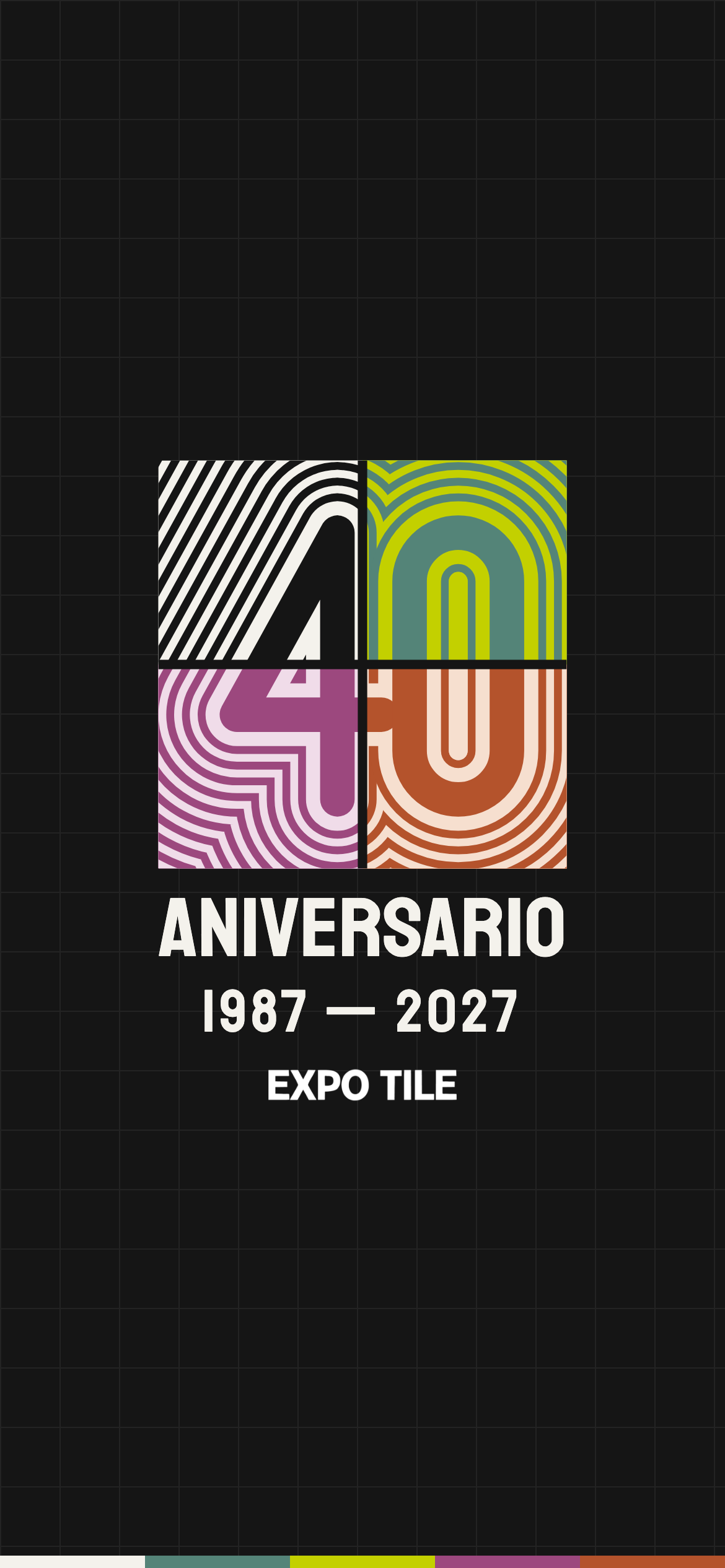 Fondo de pantalla 40 aniversario para celular